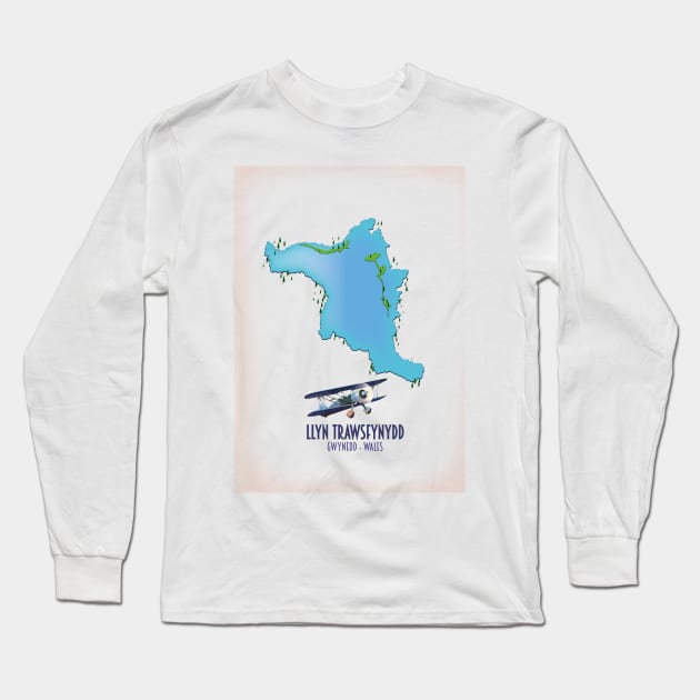 Llyn Trawsfynydd Long Sleeve T-Shirt by nickemporium1